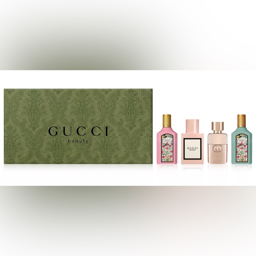 2 LEFT! GUCCI 4-piece perfume sampler
